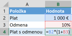Zväčšenie alebo zmenšenie o x percent